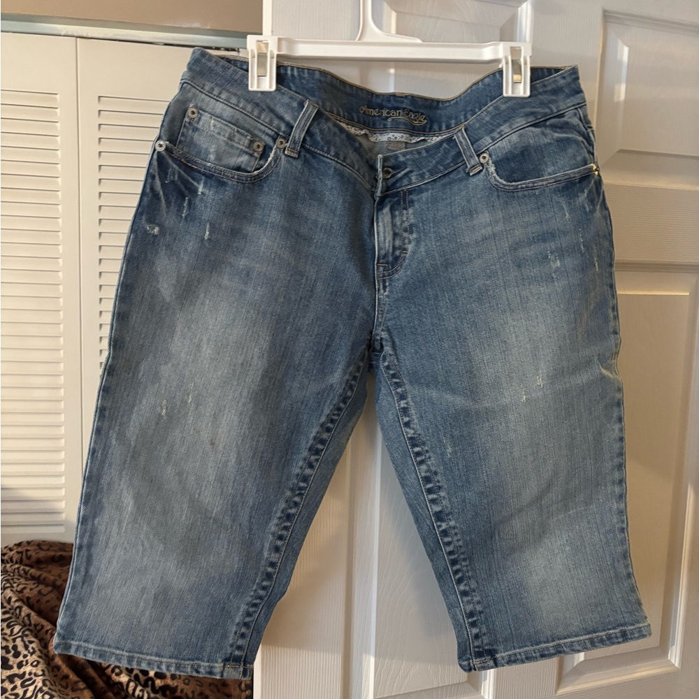American Eagle Outfitters Blue Denim Shorts